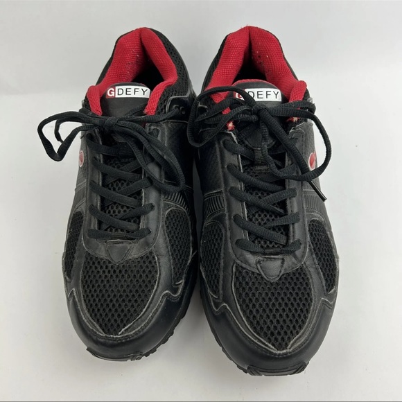 Gravity Defyer G Defy Mens Black Lace Up Sneakers TB902 Three Spring Size 7.5 - Picture 3 of 9